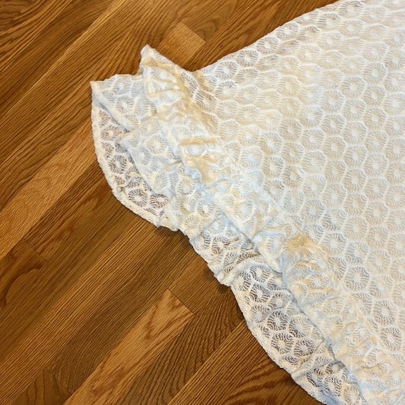 NWT Anthropologie Ruffled Crochet Midi Dress Size SP - Picture 9 of 12